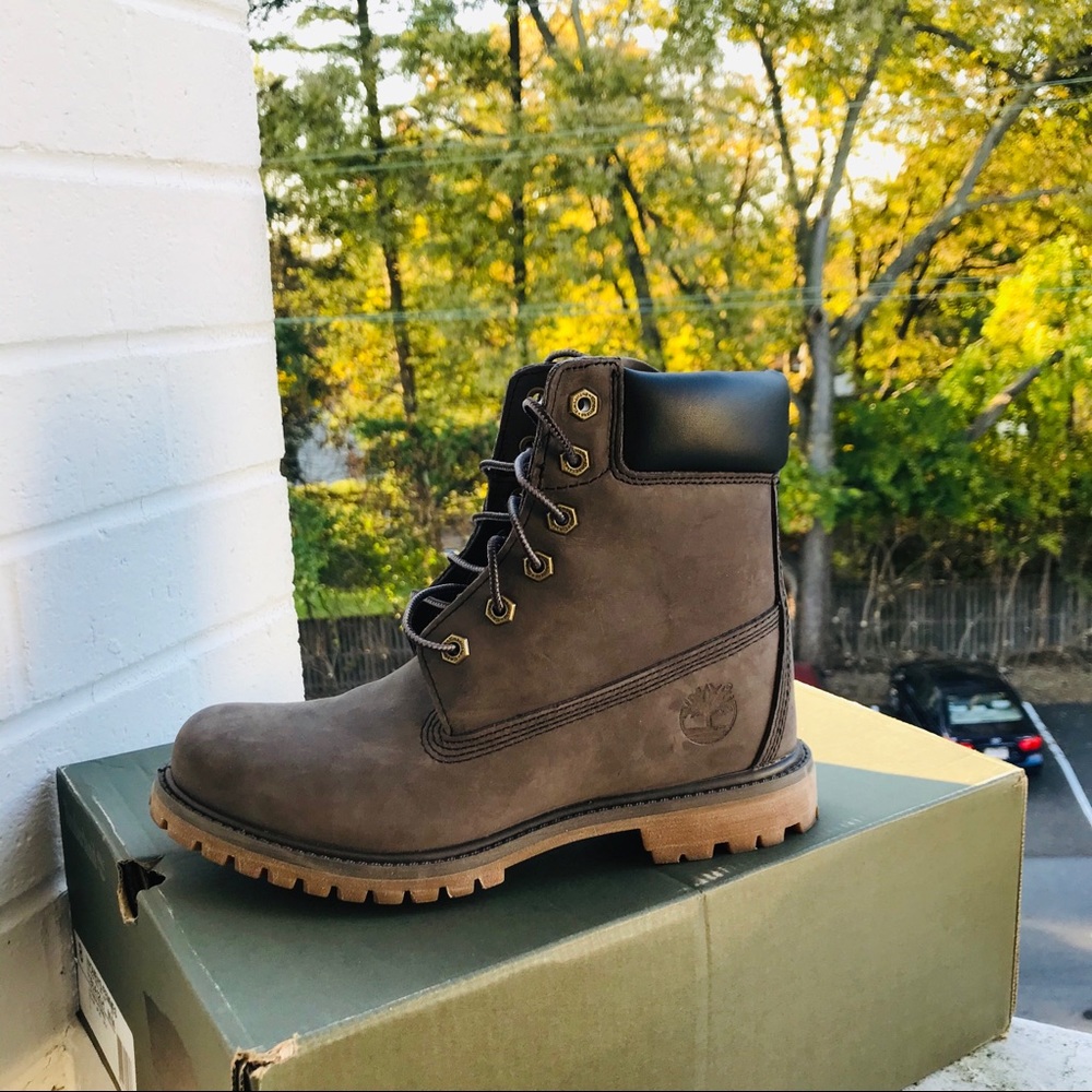 TIMBERLAND WOMENS 6INCH PREM WGDG GRY NBK.TBOA12LH - Picture 2 of 7